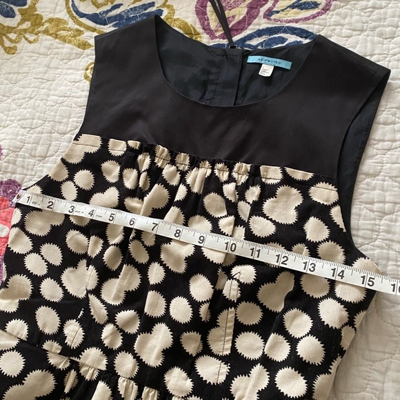 Anthropologie Leifnotes Notched Dots Dress | size 4 - Picture 7 of 8